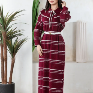 robe en laine violet